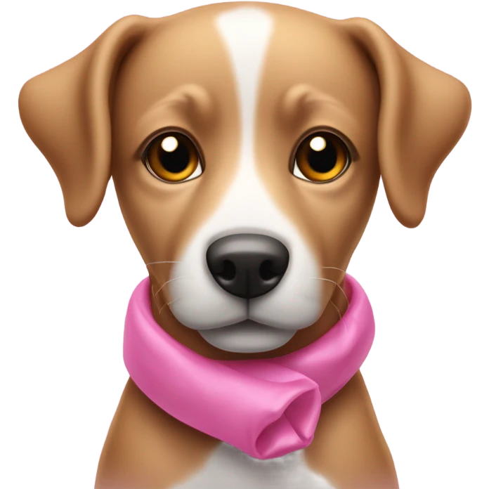 Perro Rosa  emoji