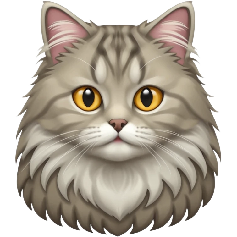 Sibirean cat fluffy emoji