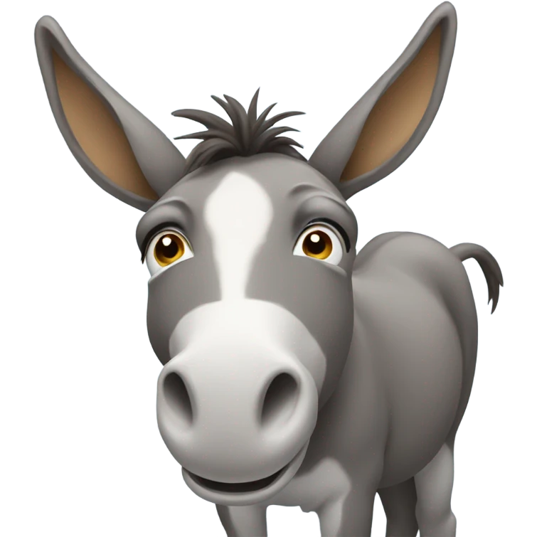 Donkey with sugar on it emoji
