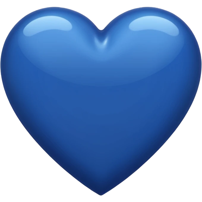Dark blue heart  emoji