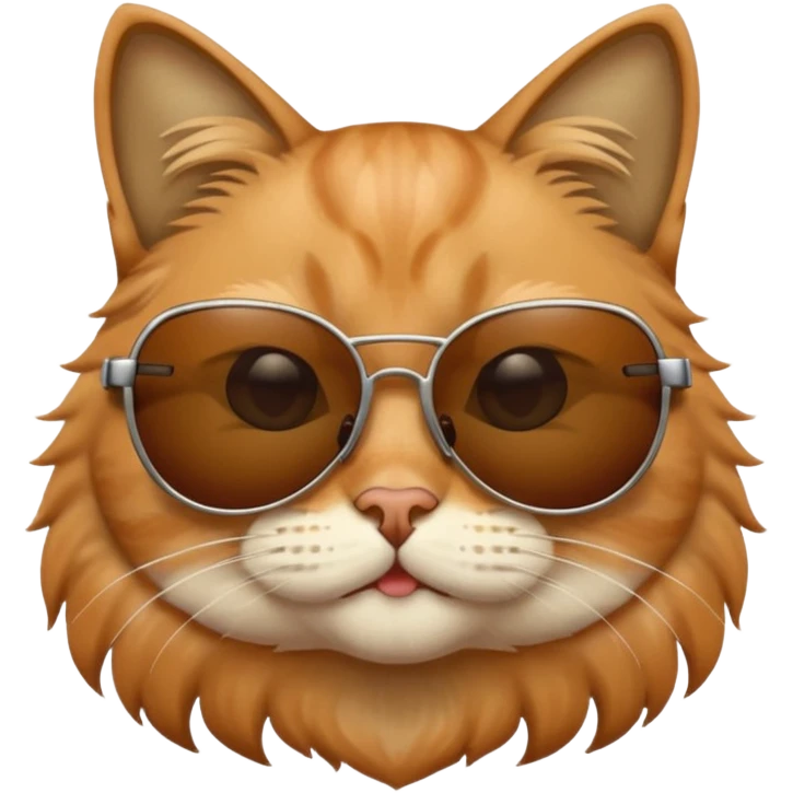 Cat wearing sunglasses emoji