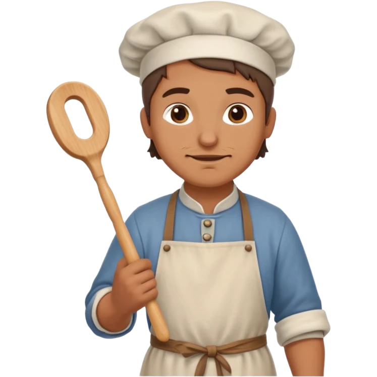baker with rolling pin in Medieval Villagers emoji