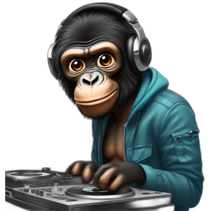 Bonobo dj emoji