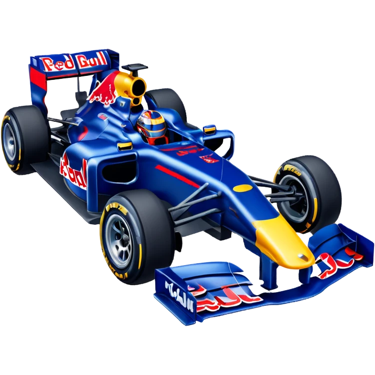 Crea un emoji de carro de f1 de red bull emoji
