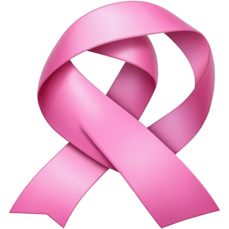 Pink ribbon emoji