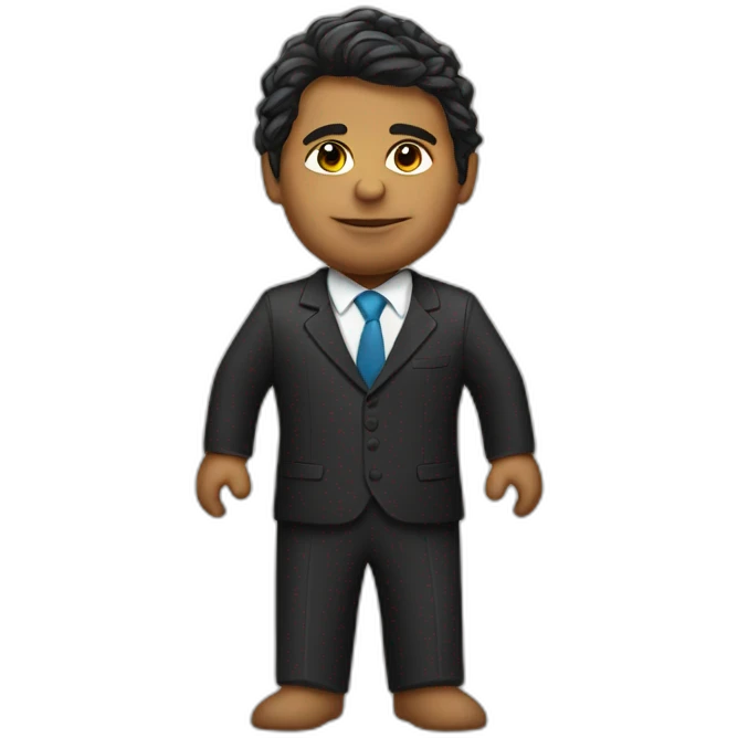 aboriginal in a suit emoji