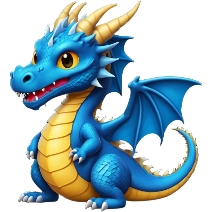 iOS emoji, minimal dragon symbol, dark fantasy, line icon emoji