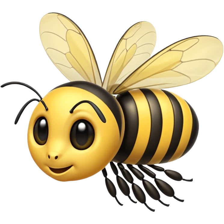 bee flying emoji
