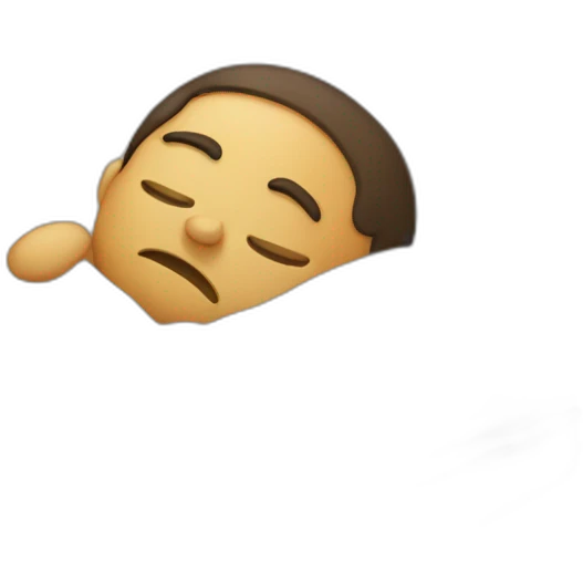sleepy emoji