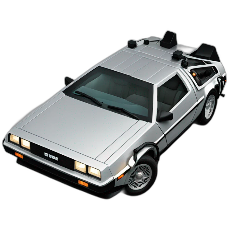 delorean emoji