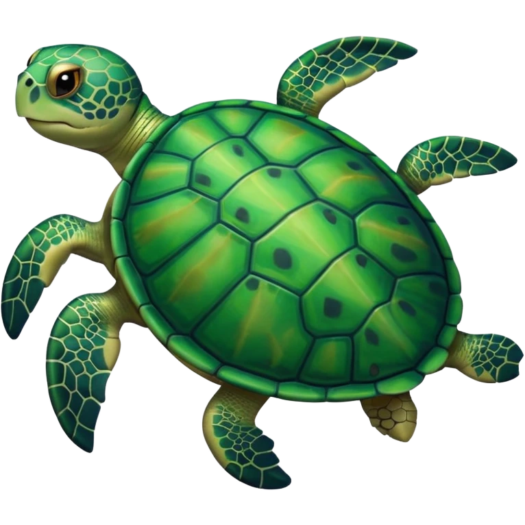 Tortue qui nage emoji