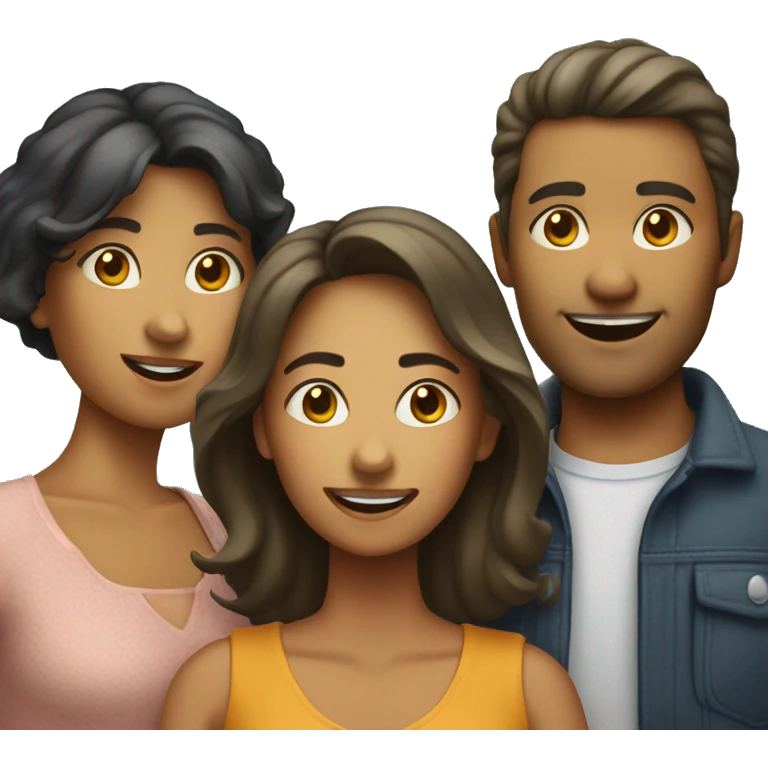 Uma família com 4 pessoas emoji