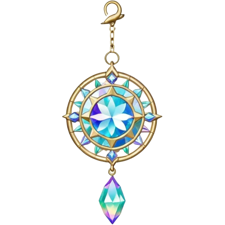 Hanging crustal sol Celestia suncatcher  emoji
