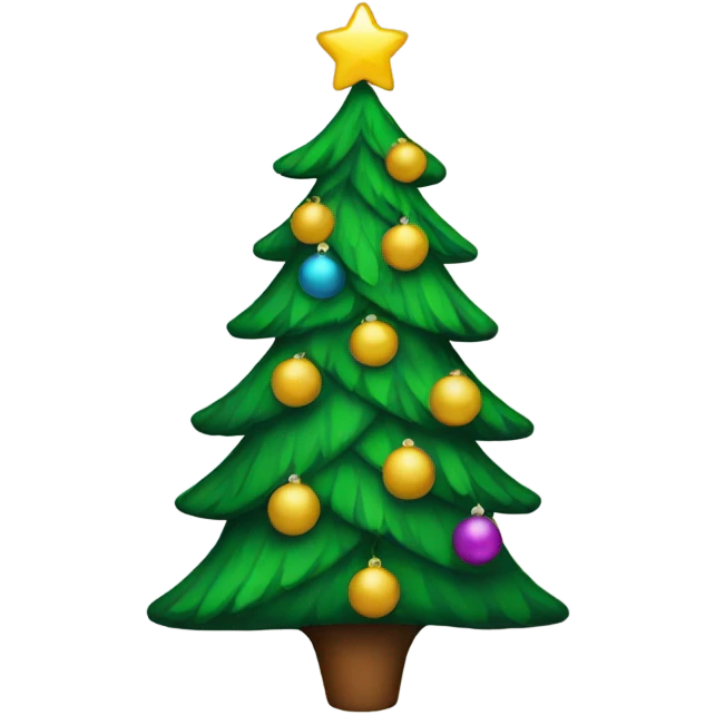 Christmas tree emoji