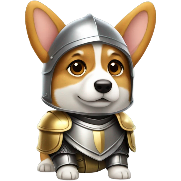 Corgi in armor emoji