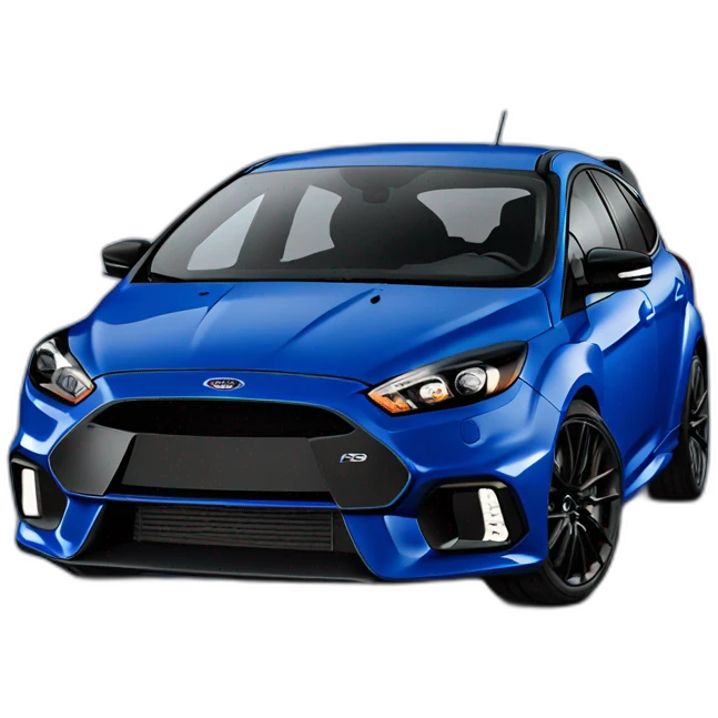 Ford focus RS dark blue emoji