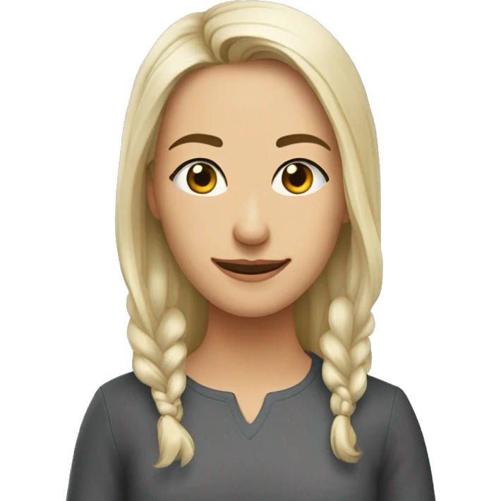 Девушка блондинка с глазами сердечками показывает палец вверх  emoji