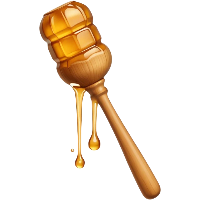 wooden honey dipper emoji