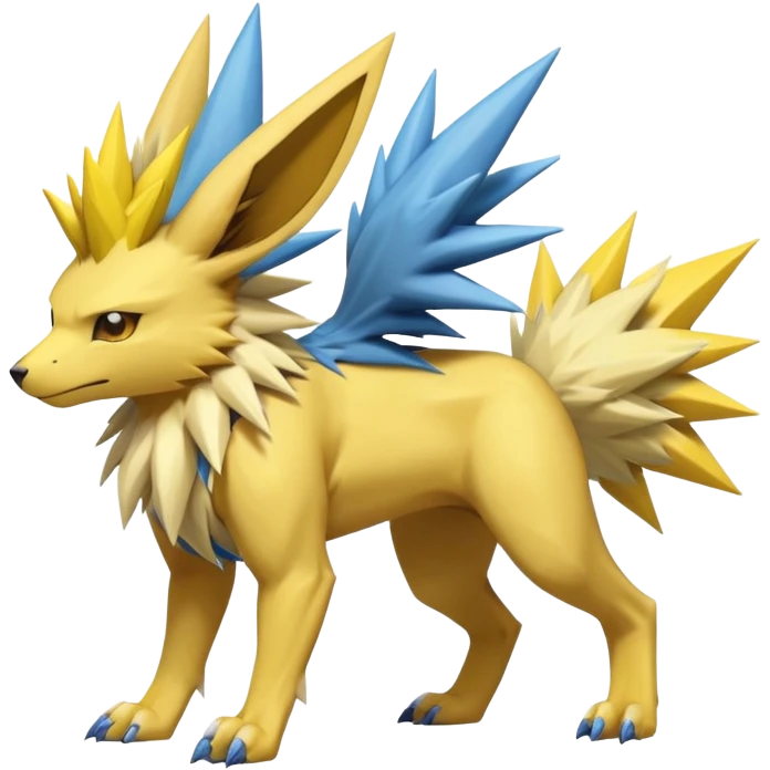 Manectric-Lucio-Draco-Jolteon-Fakémon-hybrid-creature (full body), 4 legs emoji
