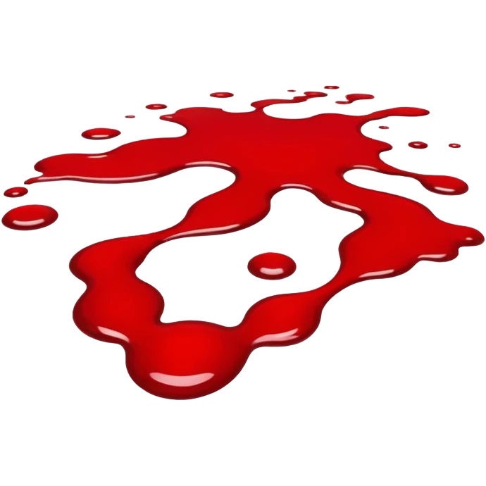 The blood emoji
