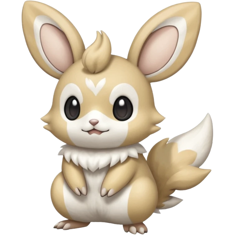 Cinccino-Emolga-Pachirisu-Cacomistl-Fakemon-hybrid-creature (full body) emoji