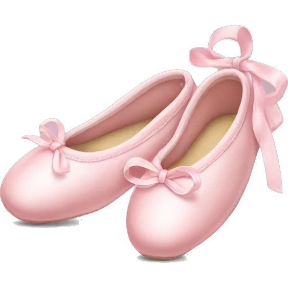 light pink ballet slippers emoji