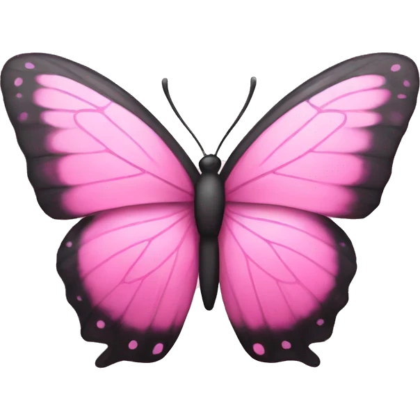 pink butterfly emoji