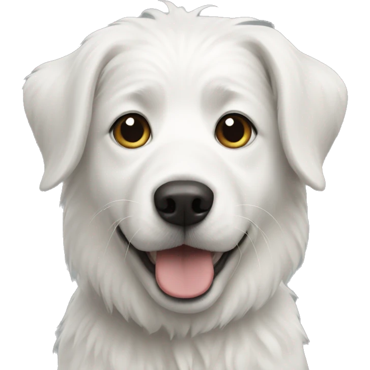 white dog emoji