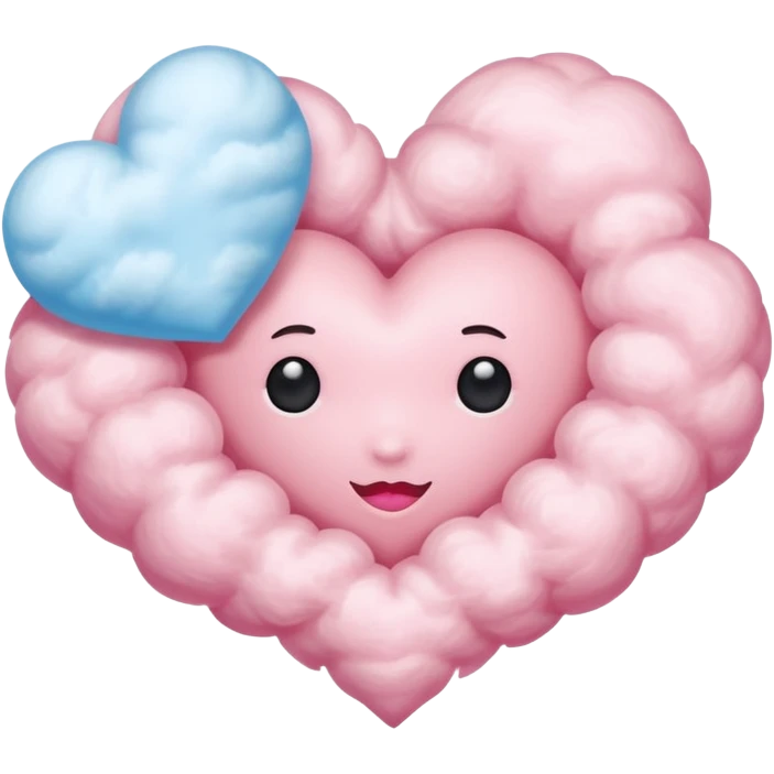 pink heart cloud emoji