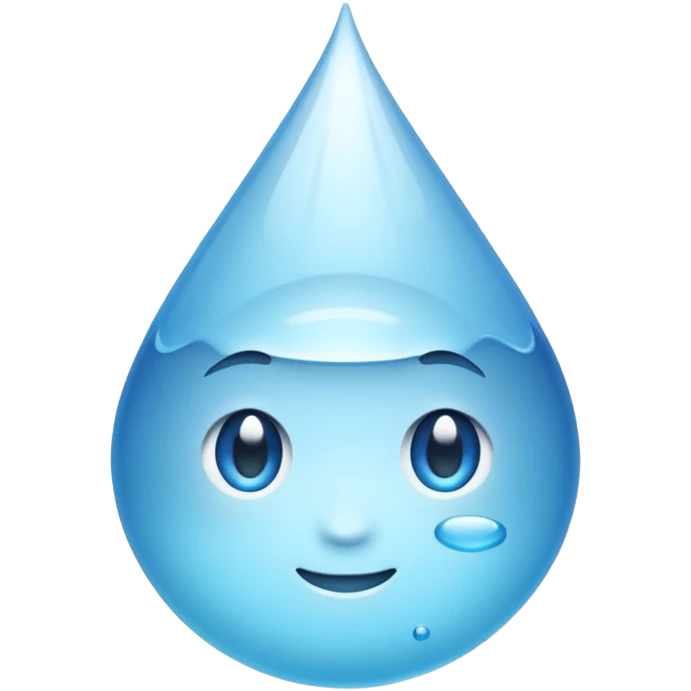 make it more realistic, no any fruit just water emoji
