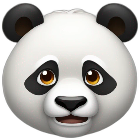 Angry male Panda emoji