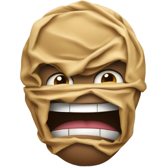 Deflated football  emoji