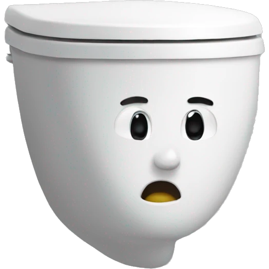 Head out of toilet emoji