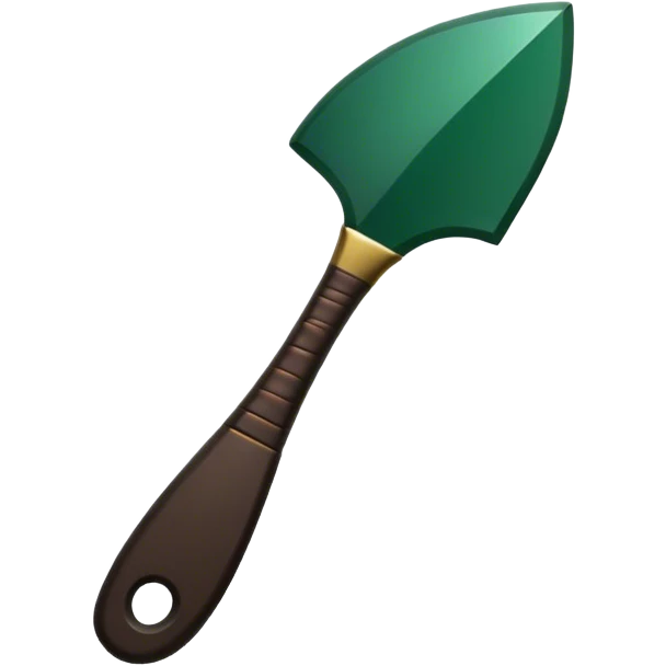 dark emerald Guasha aesthetic emoji