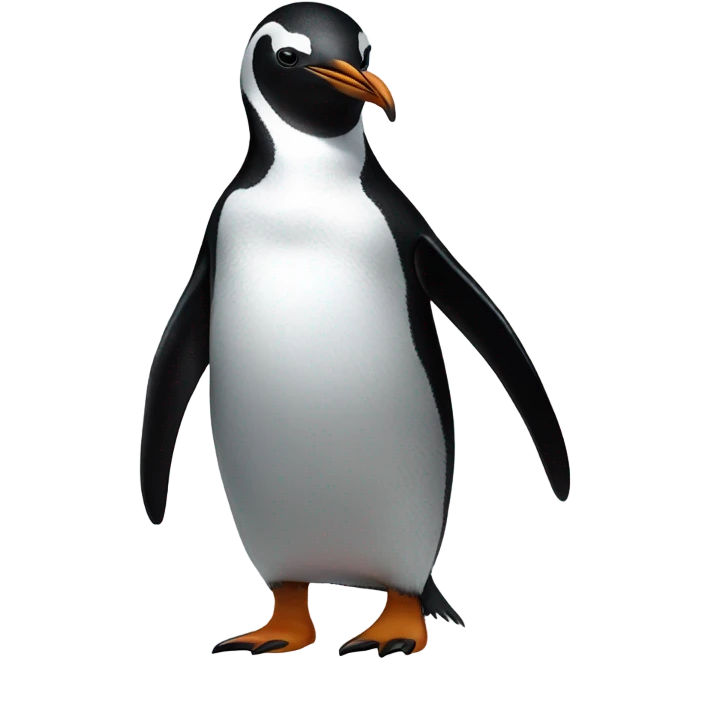 Put kelly human face on a penguin body emoji
