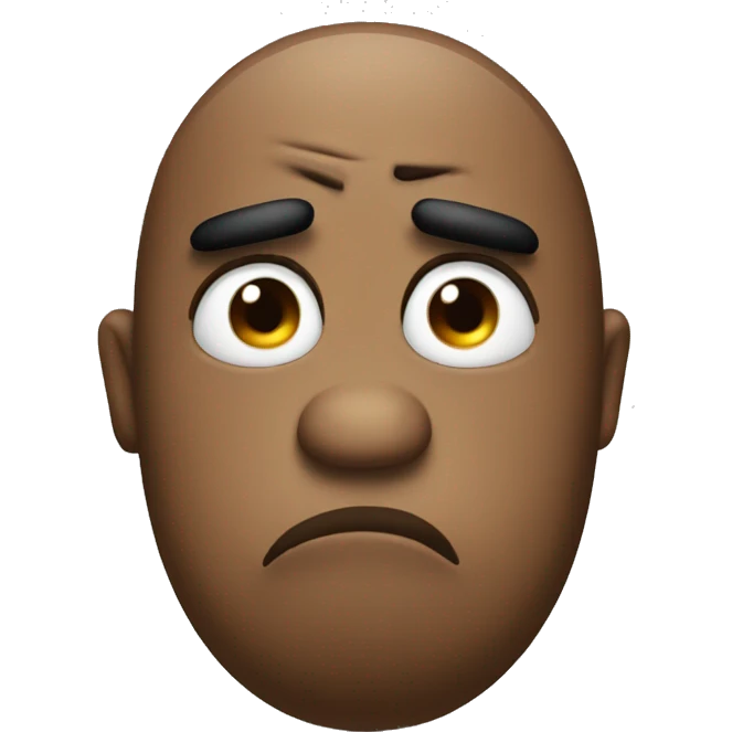 sad pou emoji