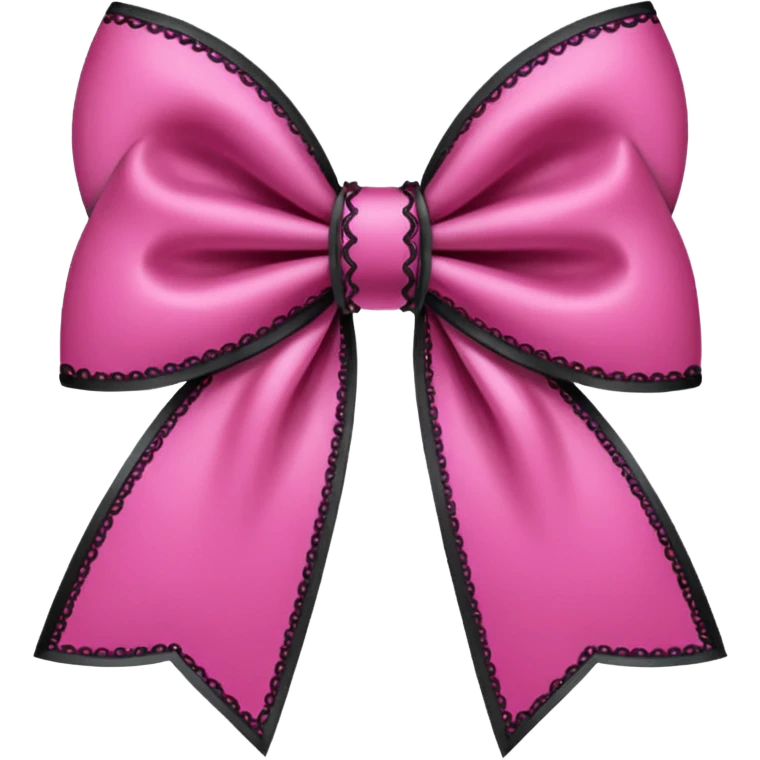 pink gothic bow emoji