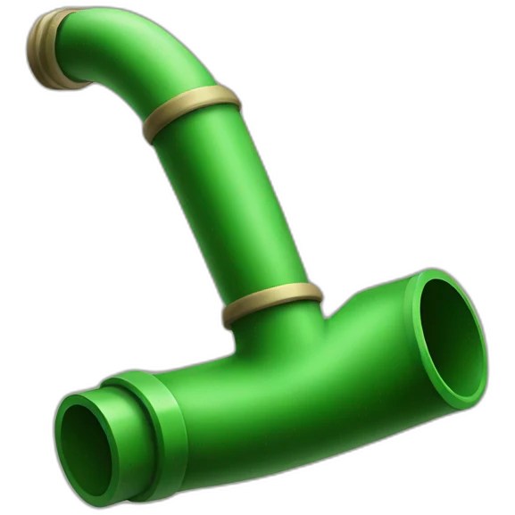 A green pipe emoji