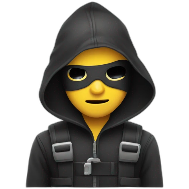 Burglar emoji