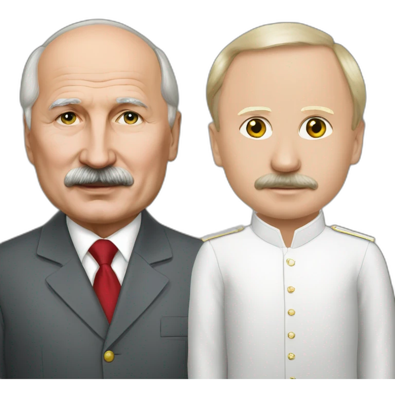 lukashenko with putin emoji
