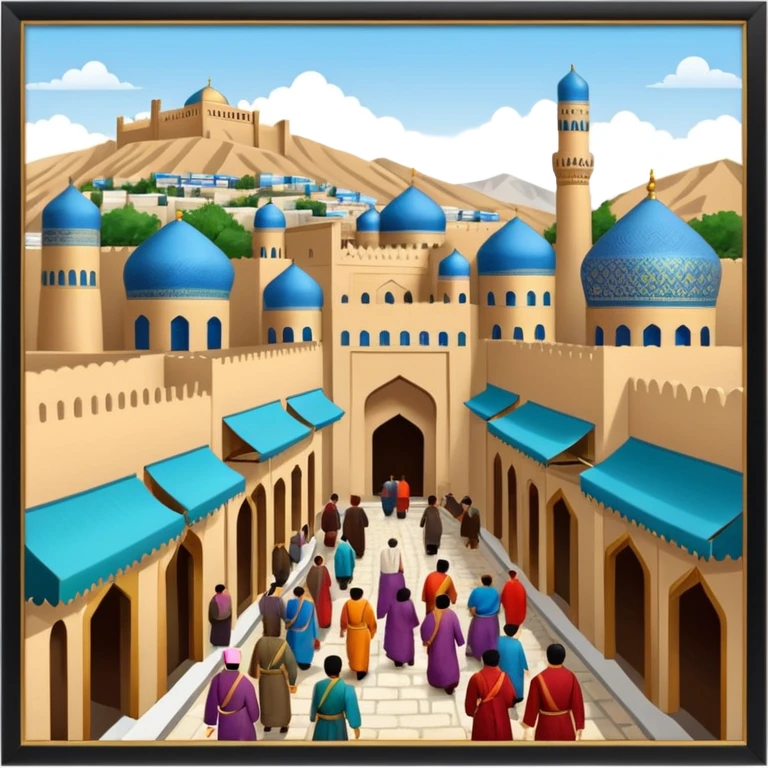 { Самарканд встретил нас восточными базарами, узкими улочками emoji