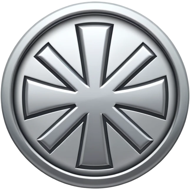 silver x-mark in circle emoji