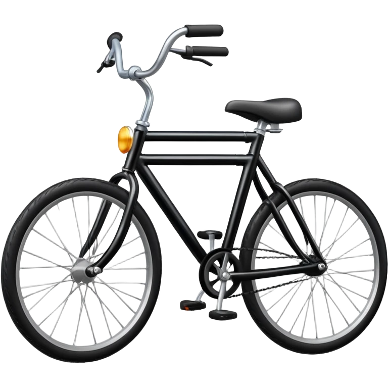 A bicycle with two wheels and handlebars emoji