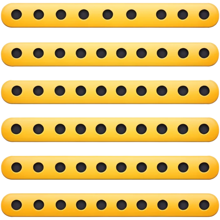 a soft timeline with repeated dots or strokes emoji