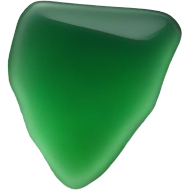 Dark green sea glass emoji