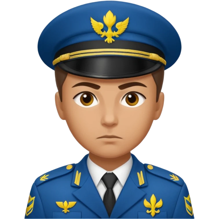 Ukrainian intelligance agency warrior emoji