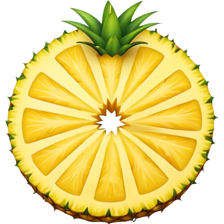 Pineapple slice emoji