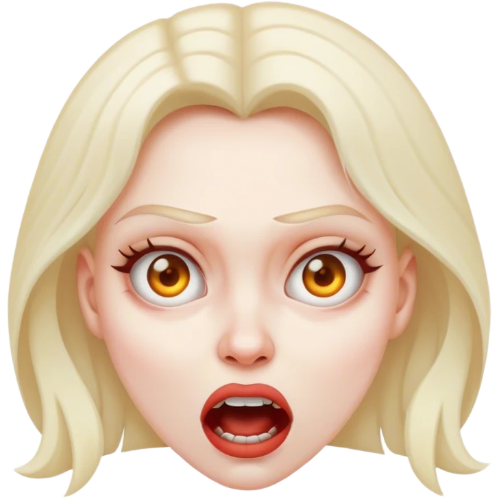 Crazy lady emoji
