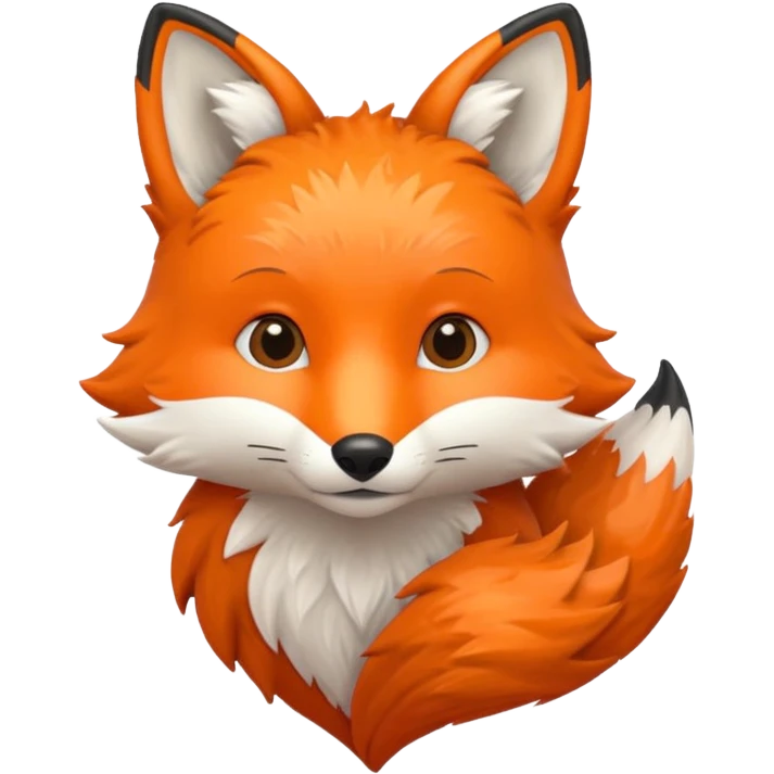 fox themed heart emoji
