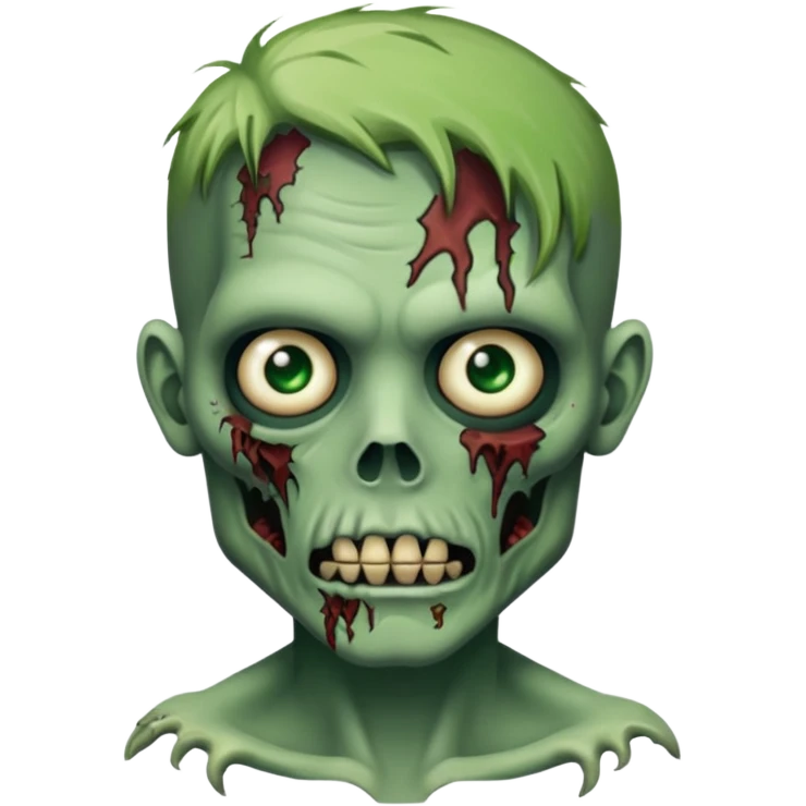 zombie with tattoo emoji